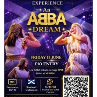 ABBA night + Scotland Fanzone Experience Friday 19 June